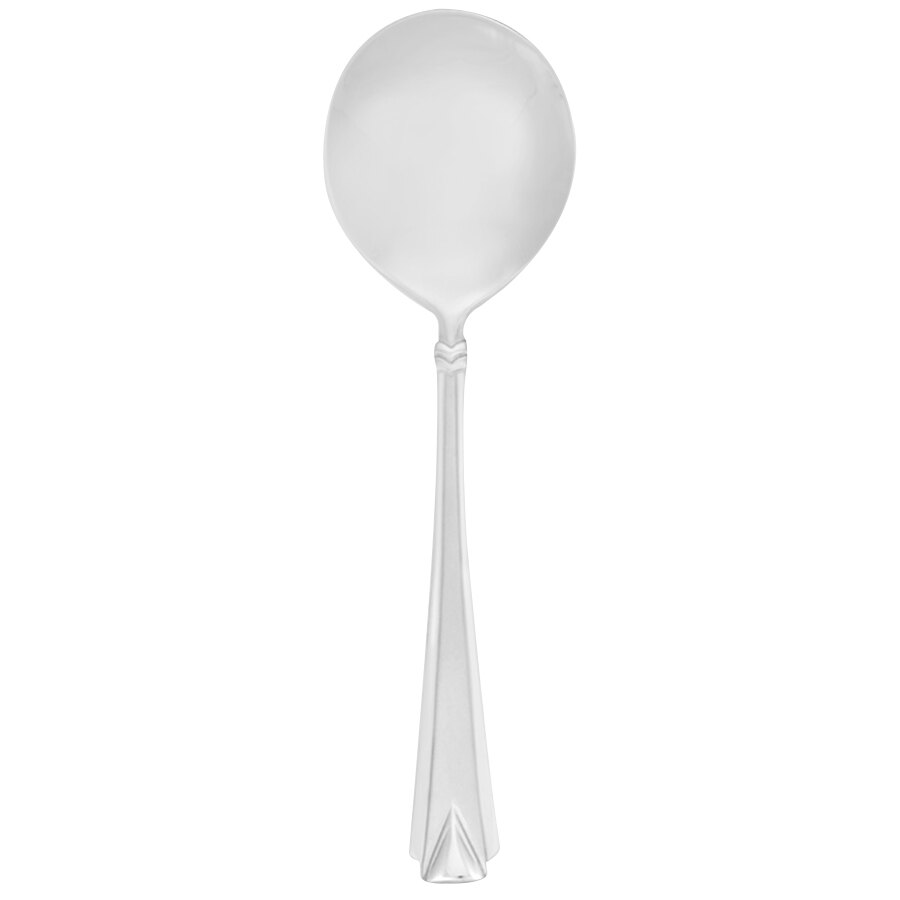 Walco Athenian from Steelite International WL2612 6" 18/10 Stainless Steel Extra Heavy Weight Bouillon Spoon - 12/Case