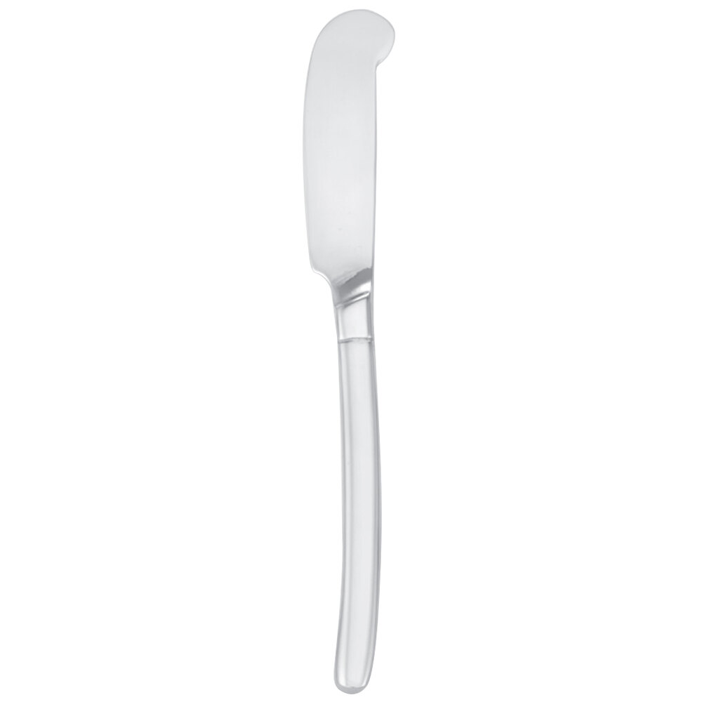 Walco Vogue from Steelite International WL2511 7" 18/10 Stainless Steel Extra Heavy Weight Solid Handle Butter Knife - 12/Case