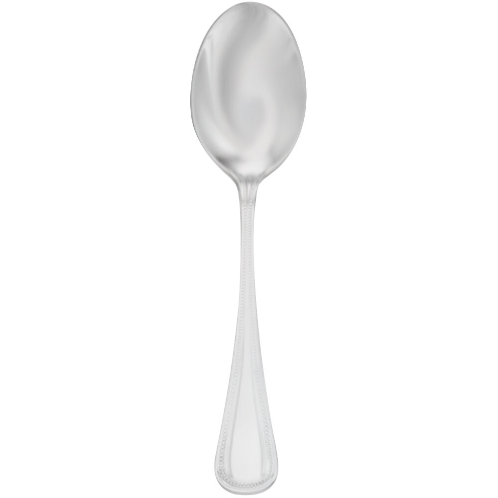 Walco Classic Bead from Steelite International WL9201 6 1/16" 18/10 Stainless Steel Extra Heavy Weight Teaspoon - 36/Case