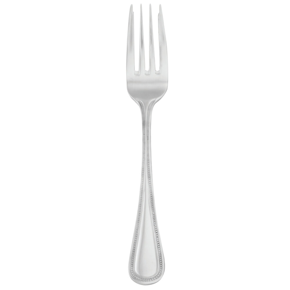 Walco Classic Bead from Steelite International WL9206 7" 18/10 Stainless Steel Extra Heavy Weight Salad Fork - 24/Case