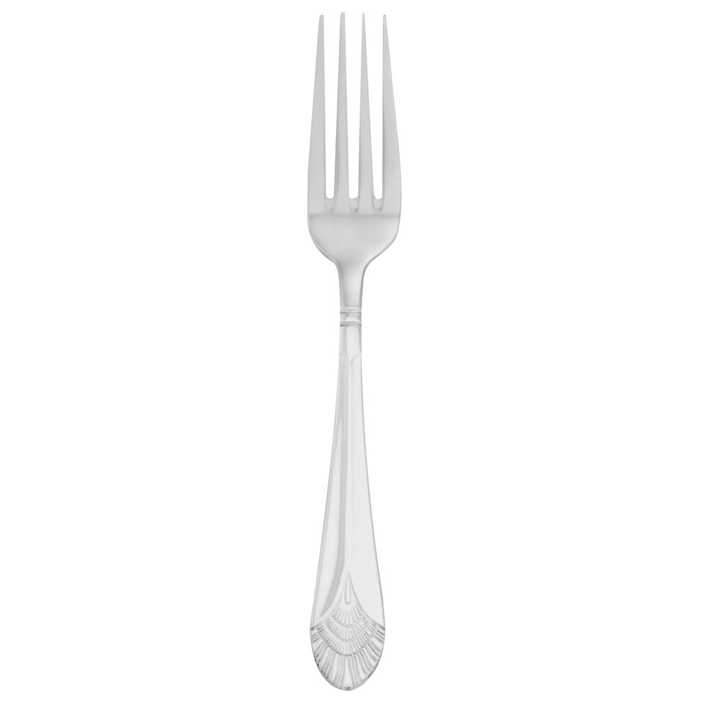 Walco Chalet from Steelite International WL98051 8 1/8" 18/10 Stainless Steel Extra Heavy Weight European Table Fork - 24/Case
