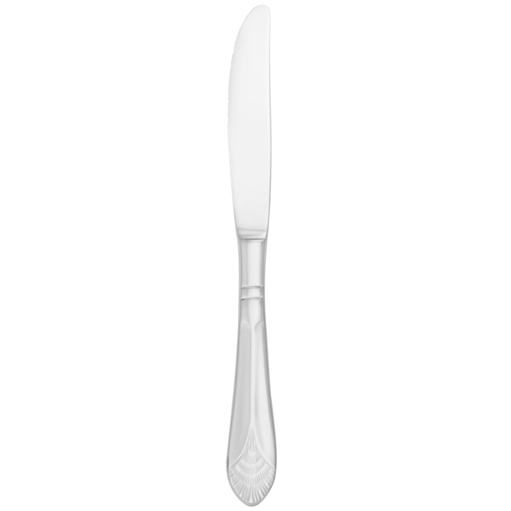 Walco Chalet from Steelite International WL9845 8 13/16" 18/10 Stainless Steel Extra Heavy Weight Dinner Knife - 12/Case