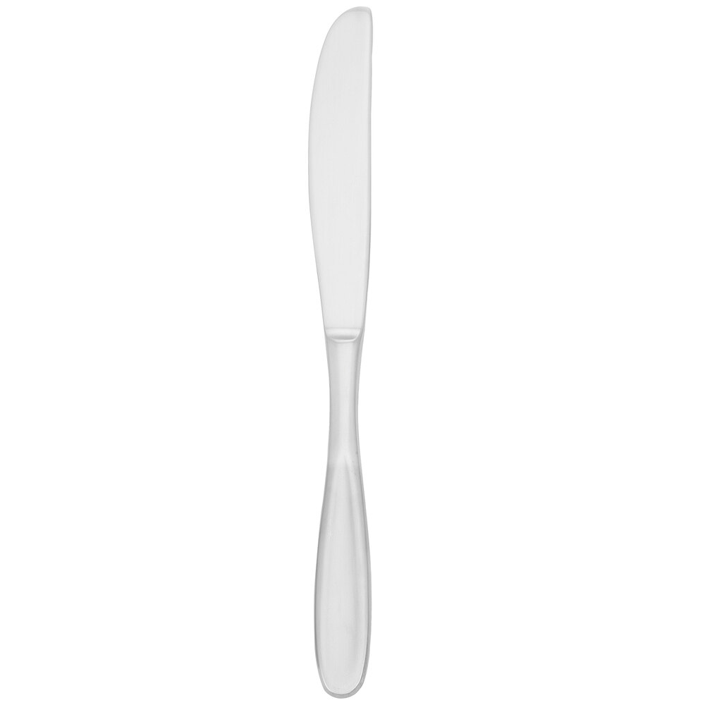 Walco Modernaire from Steelite International WL2011 7" 18/10 Stainless Steel Extra Heavy Weight Solid Handle Butter Knife - 12/Case