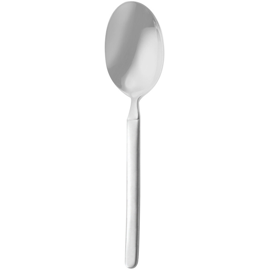 Walco Frosted Vogue from Steelite International WLS2501 6 1/16" 18/10 Stainless Steel Extra Heavy Weight Teaspoon - 12/Case