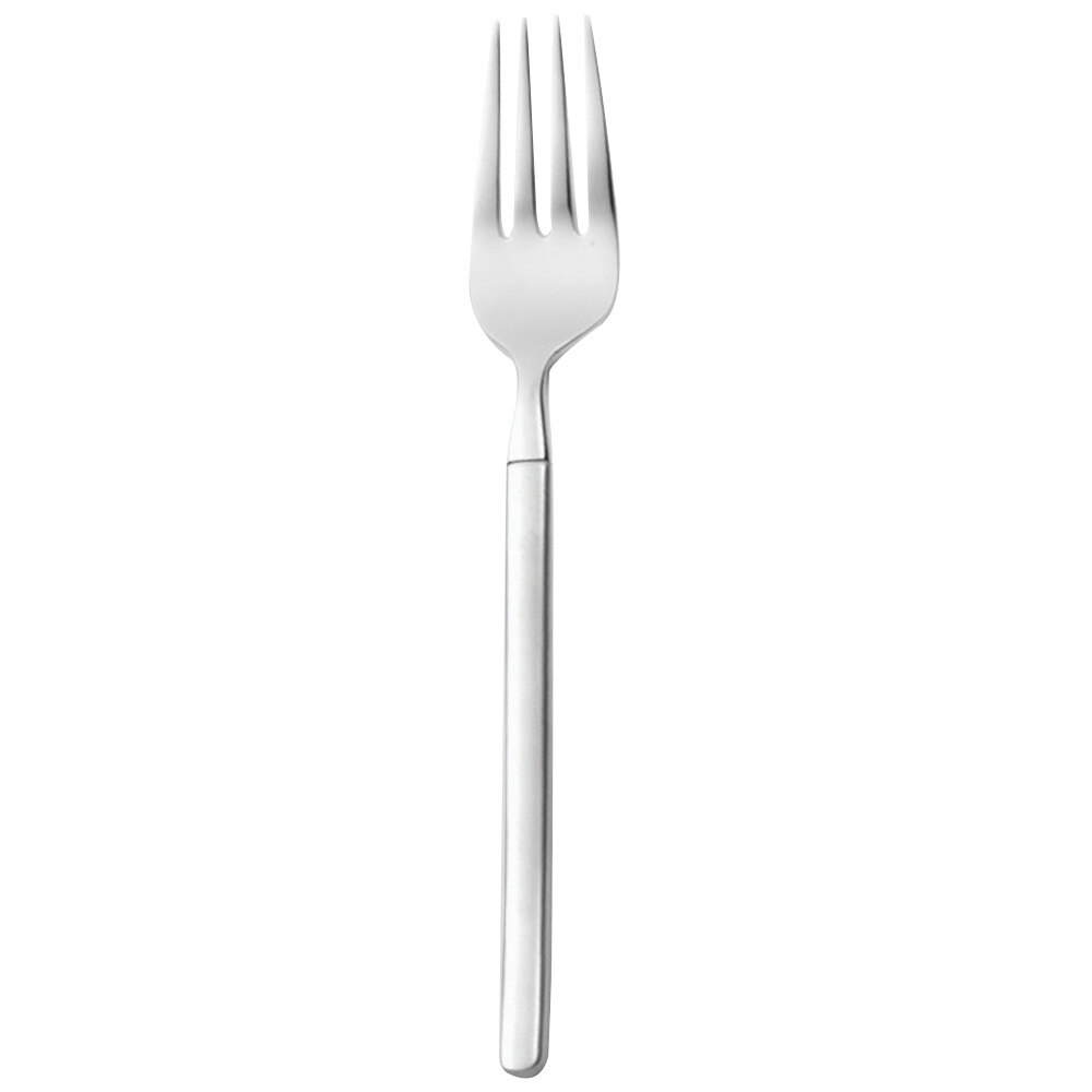 Walco Frosted Vogue from Steelite International WLS2505 7 5/8" 18/10 Stainless Steel Extra Heavy Weight Dinner Fork - 12/Case