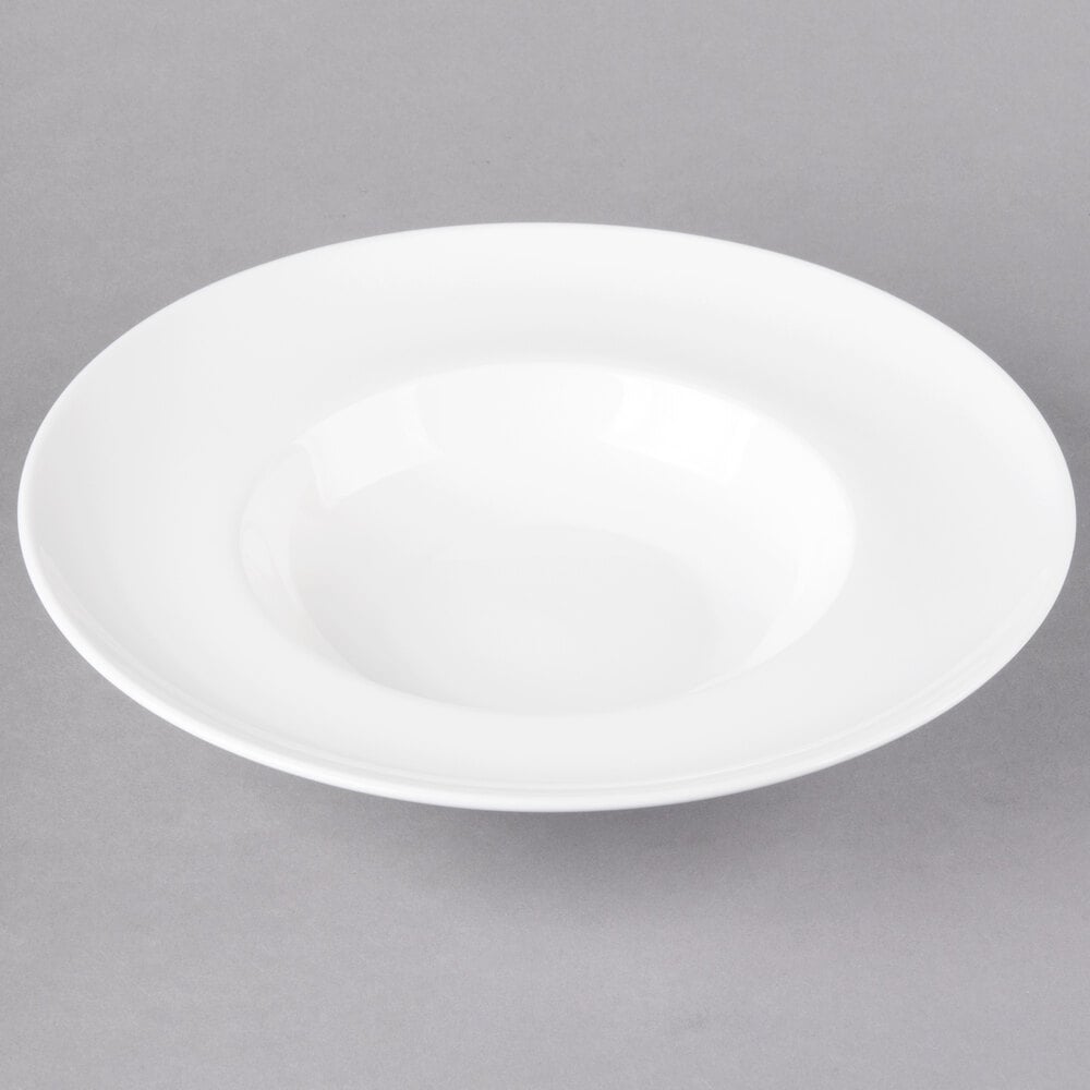 10 Strawberry Street RPM-3 Ricard 7 oz. White Round Rim Porcelain Soup Bowl - 24/Case