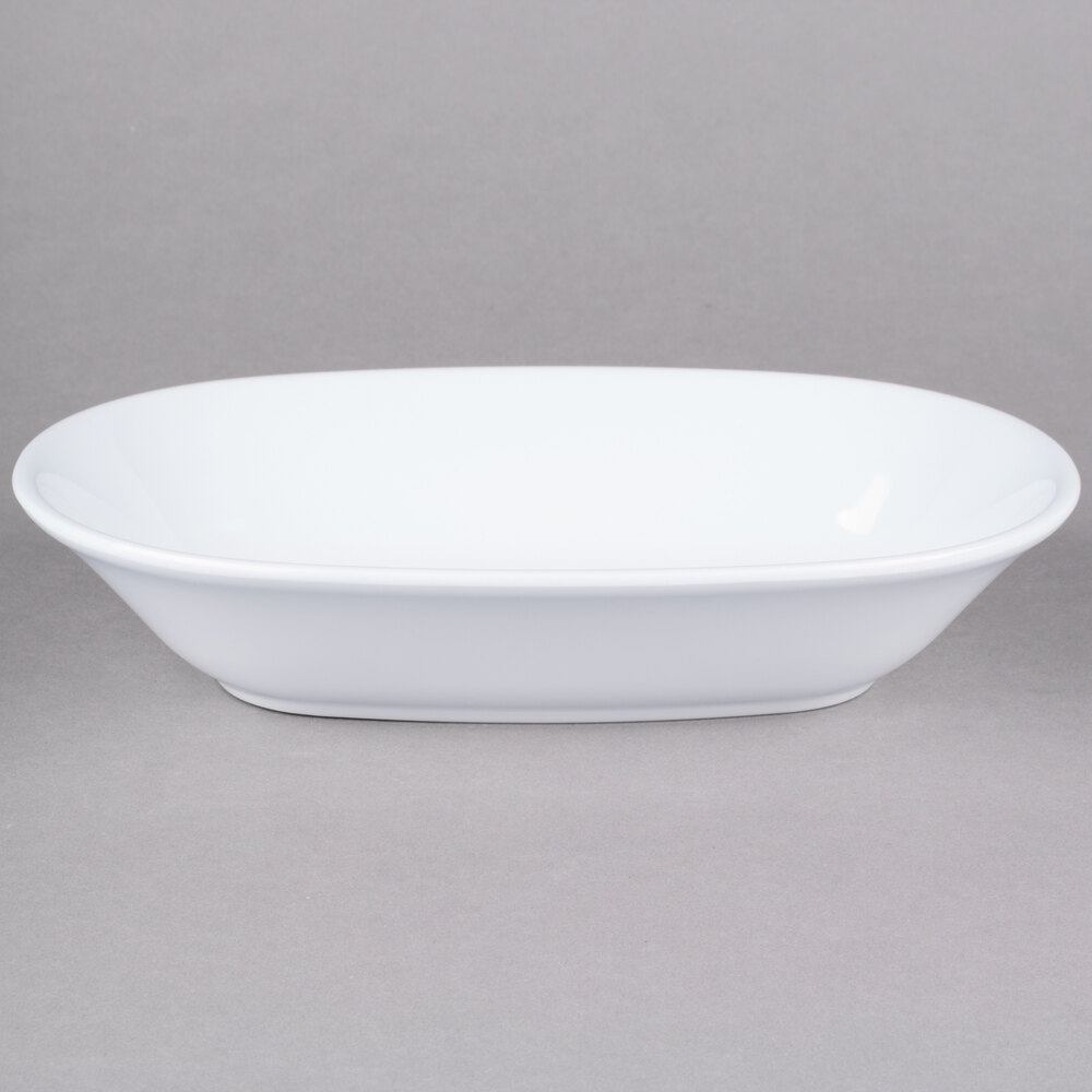 American Metalcraft MLRS9 Endurance 18 oz. Oblong Melamine Serving Bowl