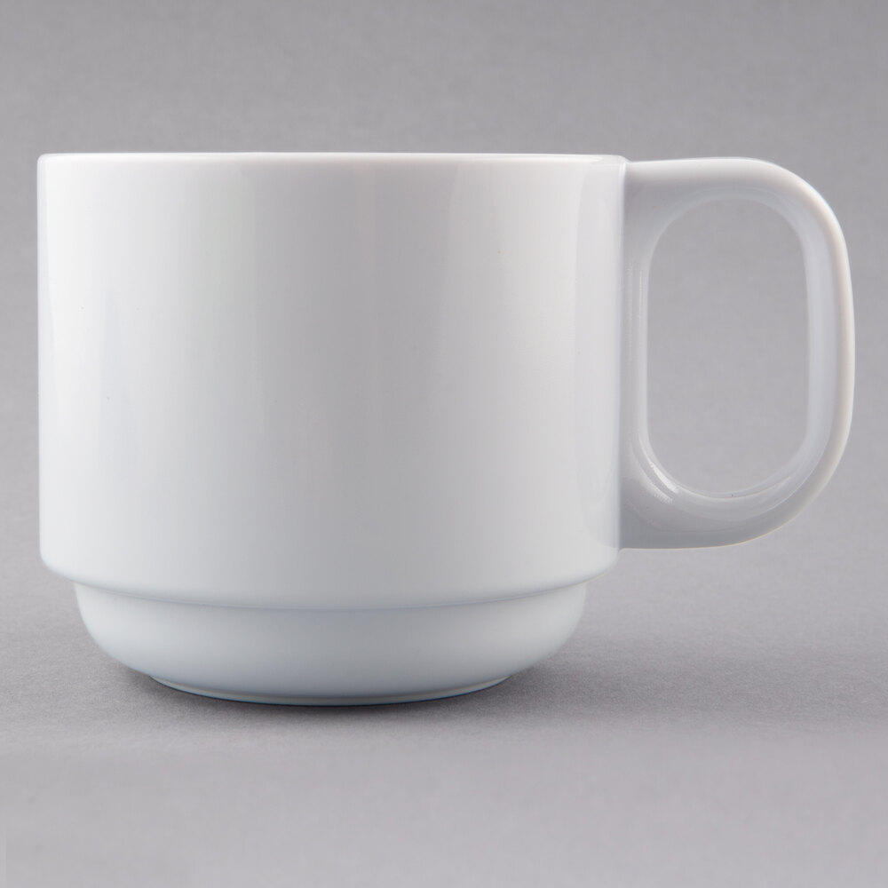 GET TM-1408-W 8 oz. White Stackable Tritan™ Mug - 24/Case