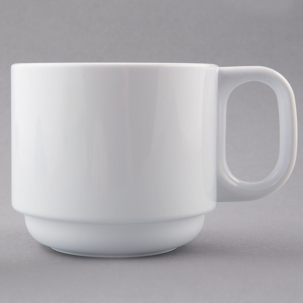 GET TM-1411-W 11 oz. White Stackable Tritan™ Mug - 24/Case
