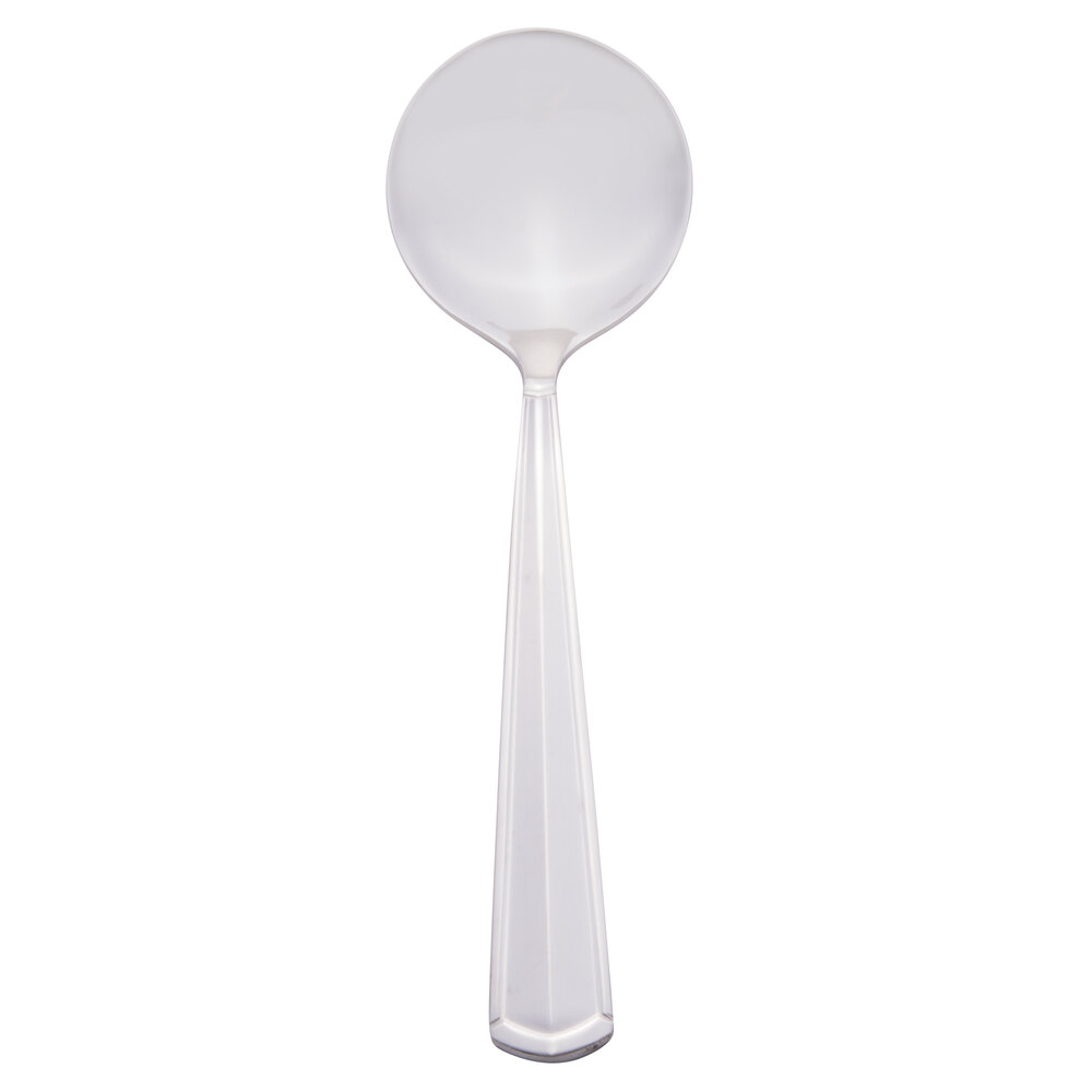 Libbey 146 016 Vermont 6 1/8" 18/0 Stainless Steel Heavy Weight Bouillon Spoon - 36/Case