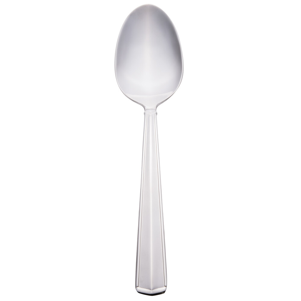 Libbey 146 003 Vermont 8 3/4" 18/0 Stainless Steel Heavy Weight Tablespoon / Serving Spoon - 36/Case