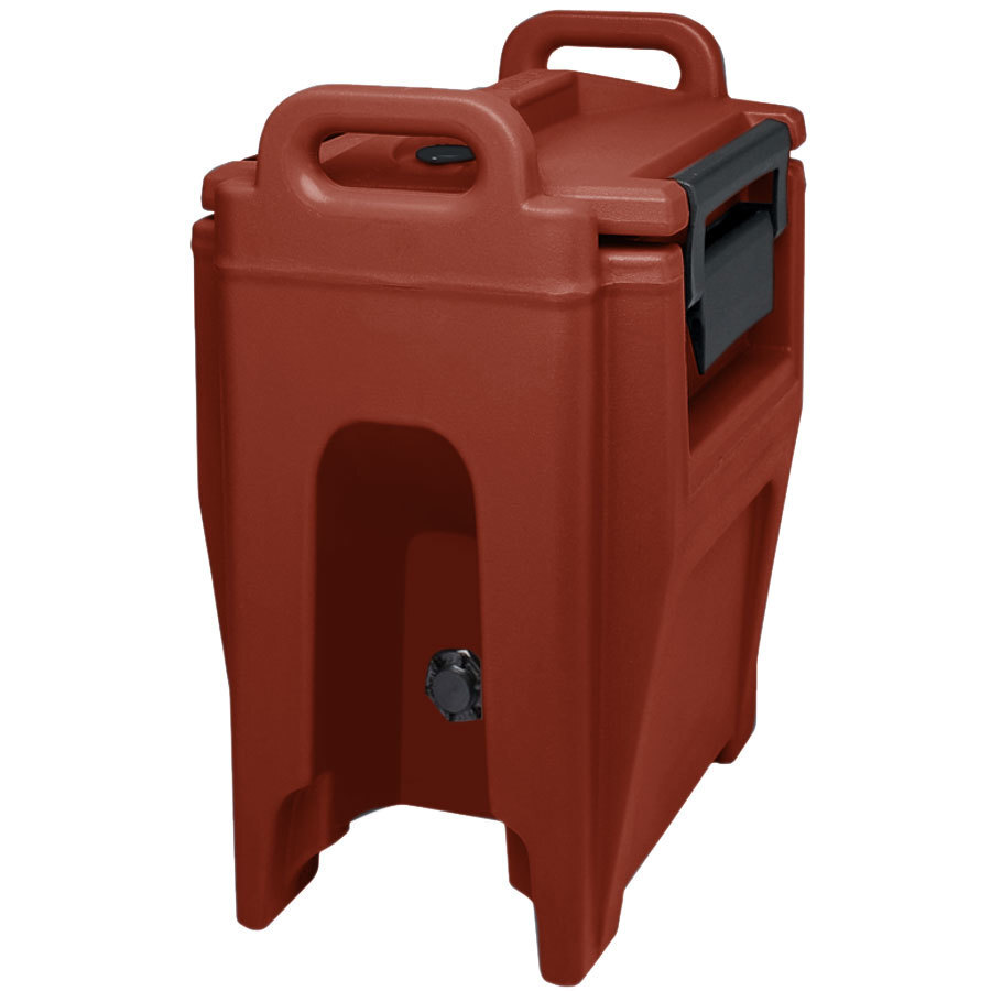 Cambro UC250PL402 Ultra Camtainer® 2.75 Gallon Brick Red Insulated Soup Carrier
