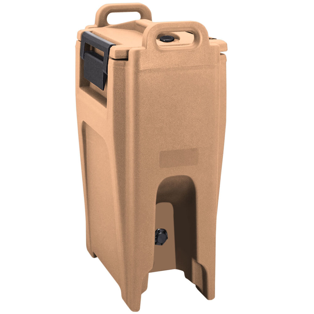 Cambro UC500PL157 Ultra Camtainer® 5.25 Gallon Coffee Beige Insulated Soup Carrier