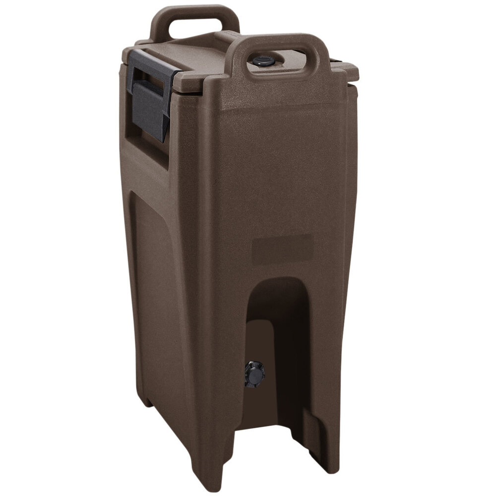 Cambro UC500PL131 Ultra Camtainer® 5.25 Gallon Dark Brown Insulated Soup Carrier