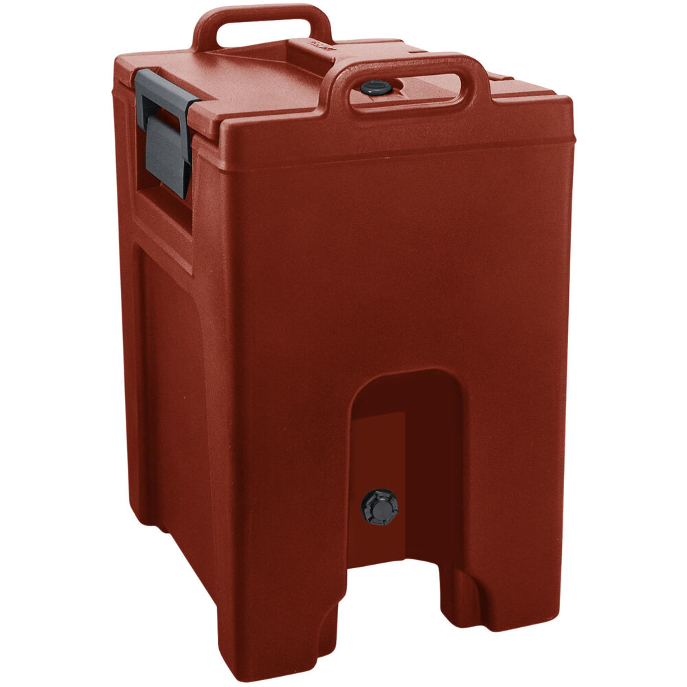Cambro UC1000PL402 Ultra Camtainer® 10.5 Gallon Brick Red Insulated Soup Carrier
