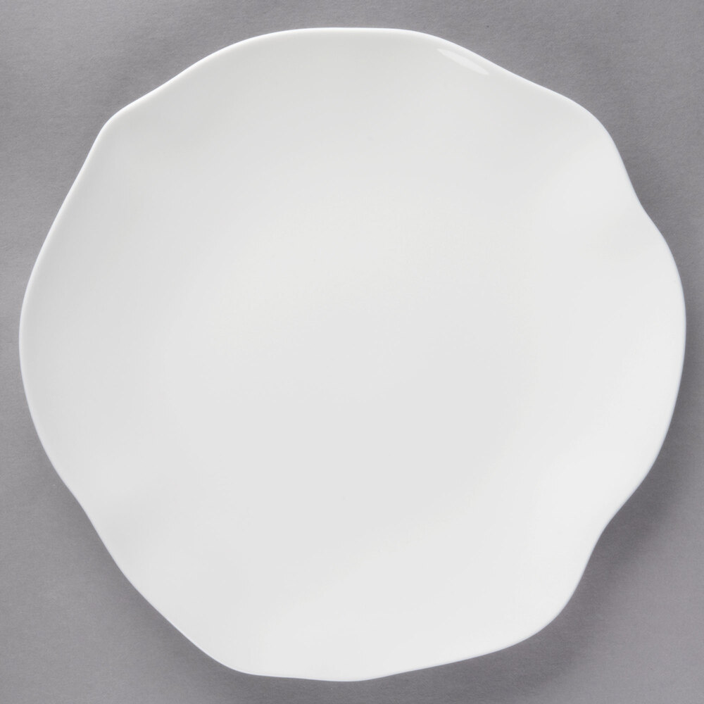 Villeroy & Boch 16-4033-2650 Blossom 8 1/4" White Bone Porcelain Flat Plate - 6/Case