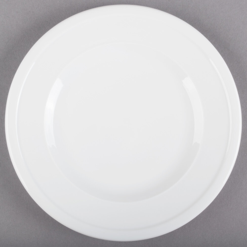 Libbey 1502-10170 Empire 6 1/2" Alpine White Porcelain Plate - 36/Case