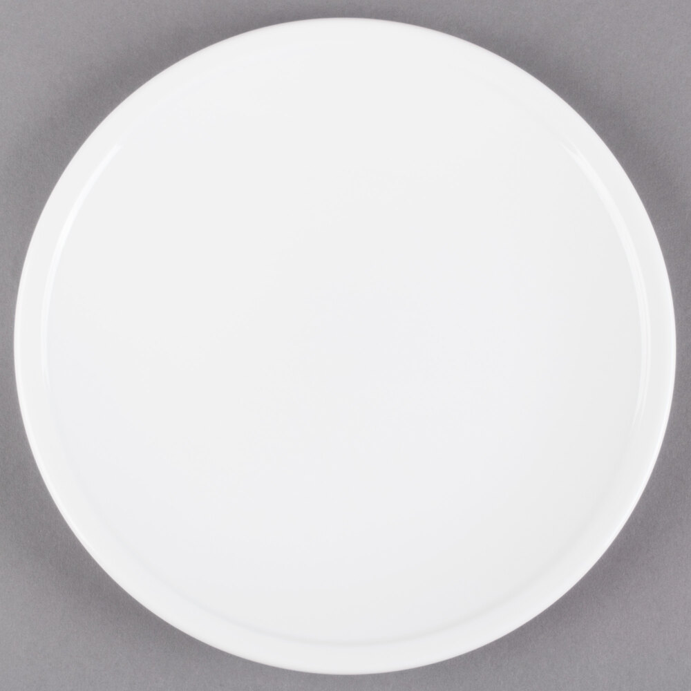 Libbey 1702-10303 Empire 9" Alpine White Porcelain Coupe Plate - 12/Case