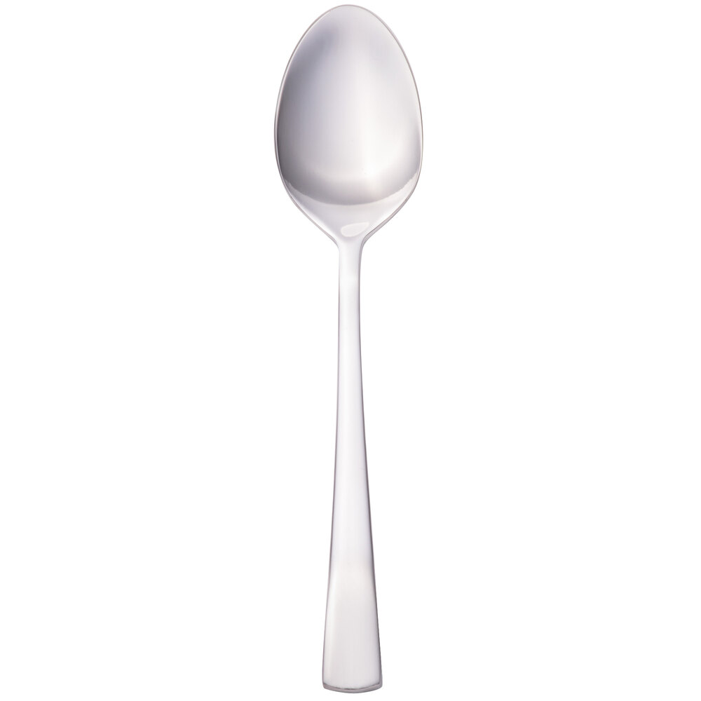 Walco Freya from Steelite International WL0629 4 1/2" 18/0 Stainless Steel Heavy Weight Demitasse Spoon - 12/Case