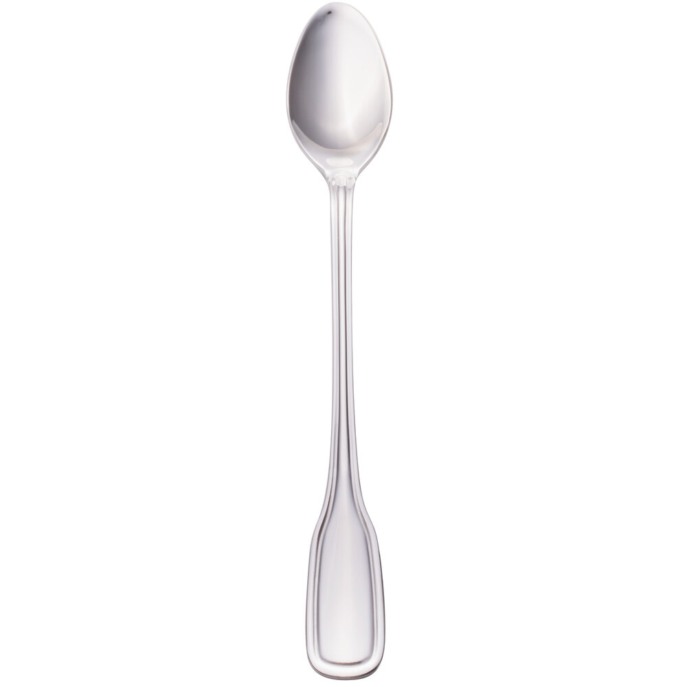 Walco Saville from Steelite International WL6604 7 5/8" 18/0 Stainless Steel Heavy Weight Iced Tea Spoon - 24/Case