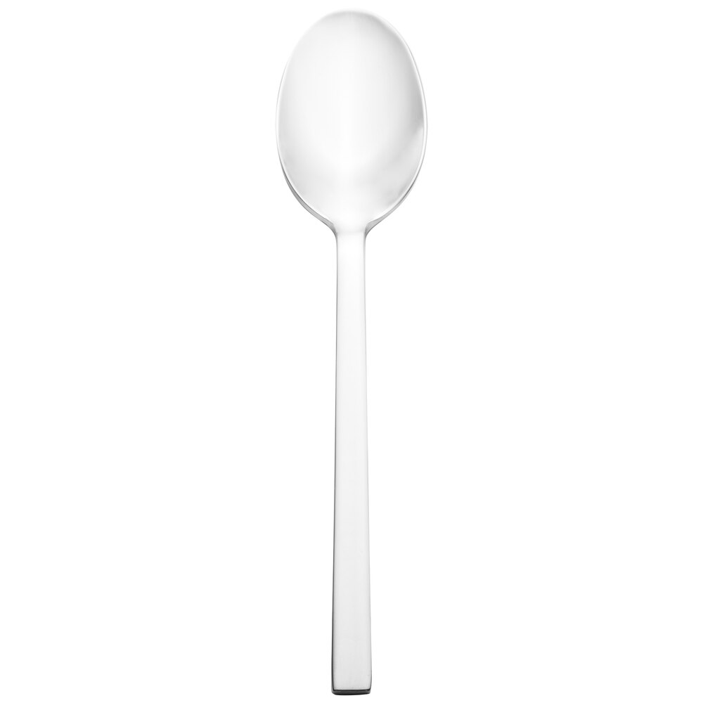 Walco Semi from Steelite International WL0903 8 1/8" 18/10 Stainless Steel Extra Heavy Weight Tablespoon / Serving Spoon - 12/Case