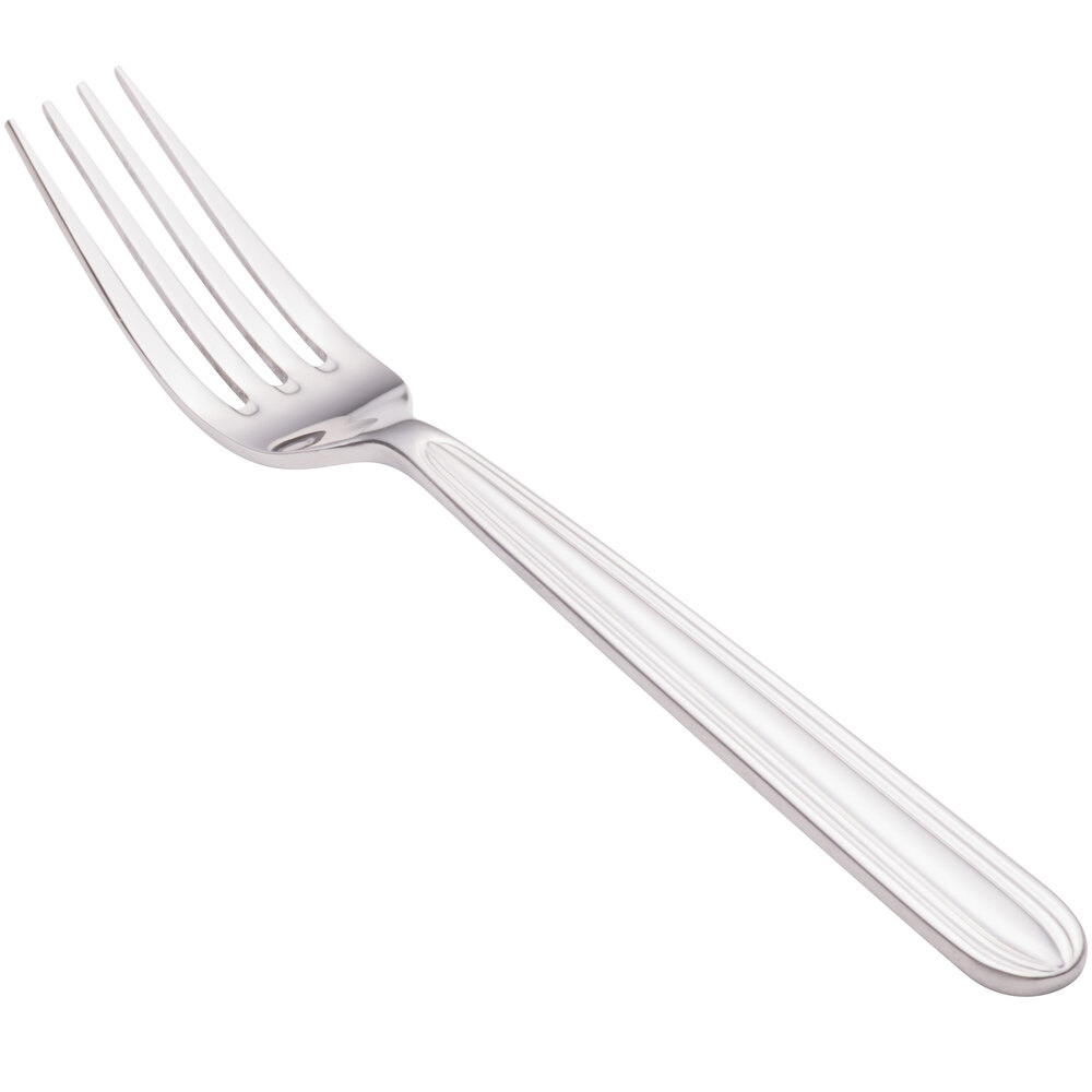 Walco Maremma from Steelite International WL4005 7 3/8" 18/0 Stainless Steel Heavy Weight Dinner Fork - 12/Case