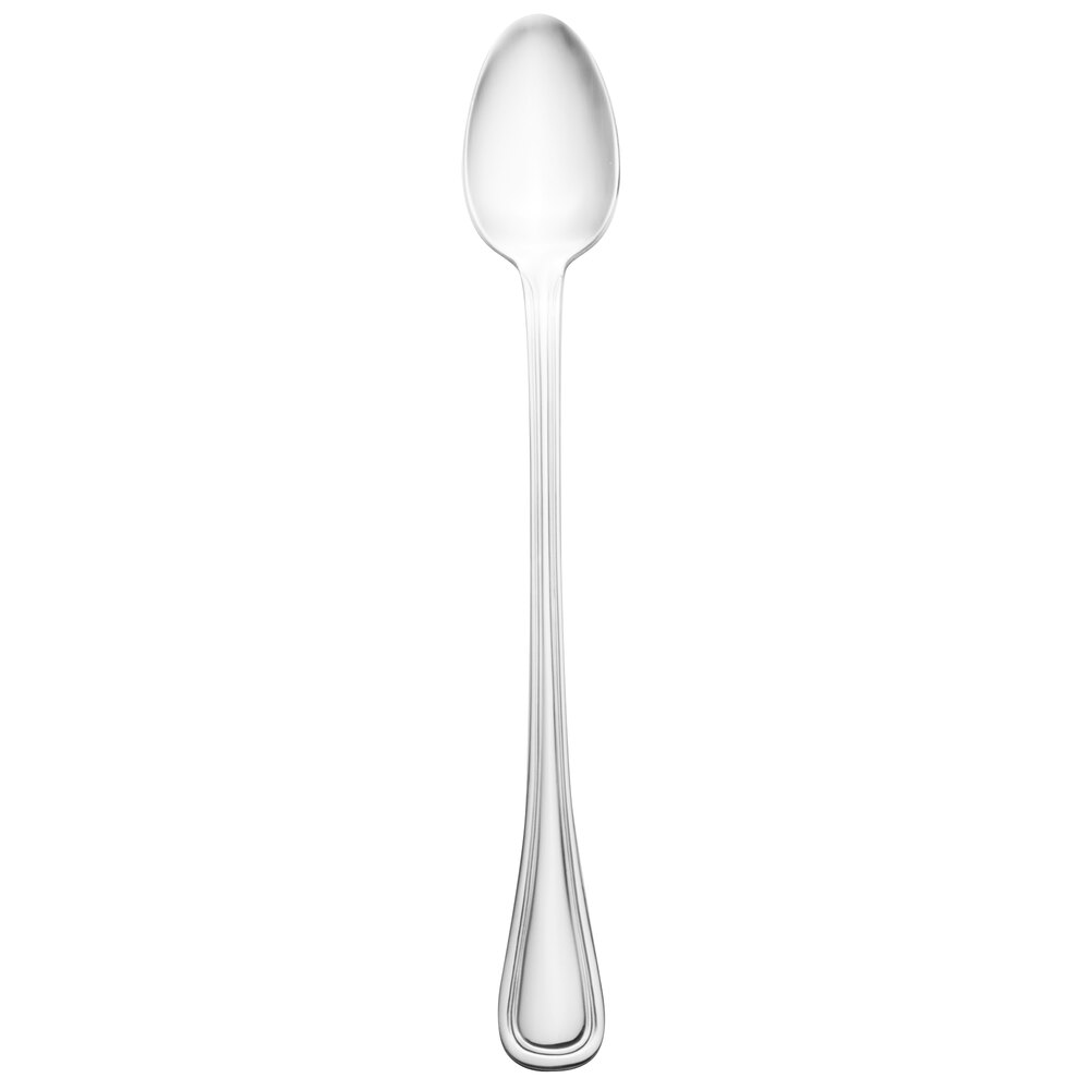 Walco Lisbon from Steelite International WL3504 7 1/2" 18/0 Stainless Steel Heavy Weight Iced Tea Spoon - 36/Case