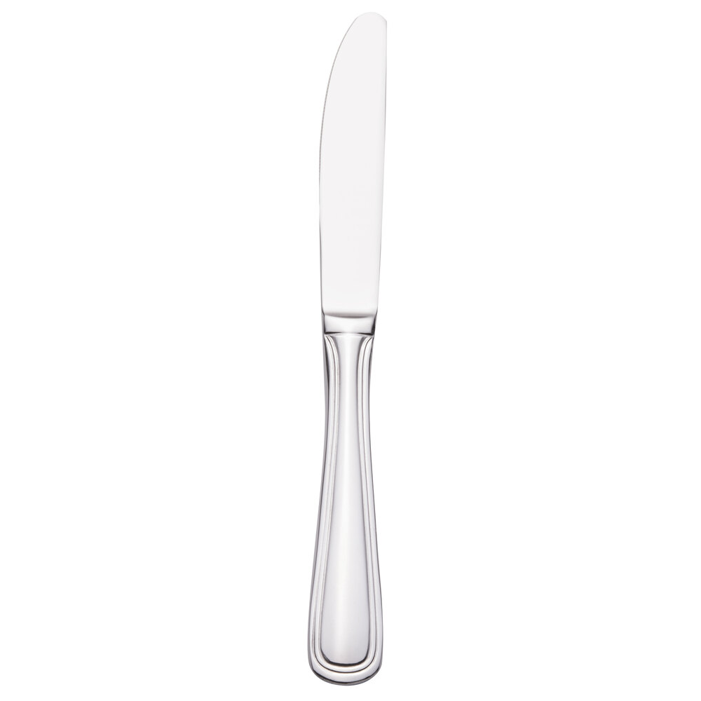 Walco Pacific Rim from Steelite International WLPAC45 8 11/16" 18/10 Stainless Steel Extra Heavy Weight Dinner Knife - 12/Case