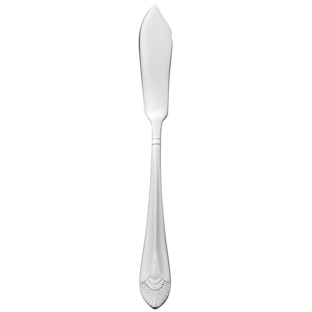 Walco Meteor from Steelite International WL7010 6 1/2" 18/0 Stainless Steel Heavy Weight Butter Knife - 24/Case