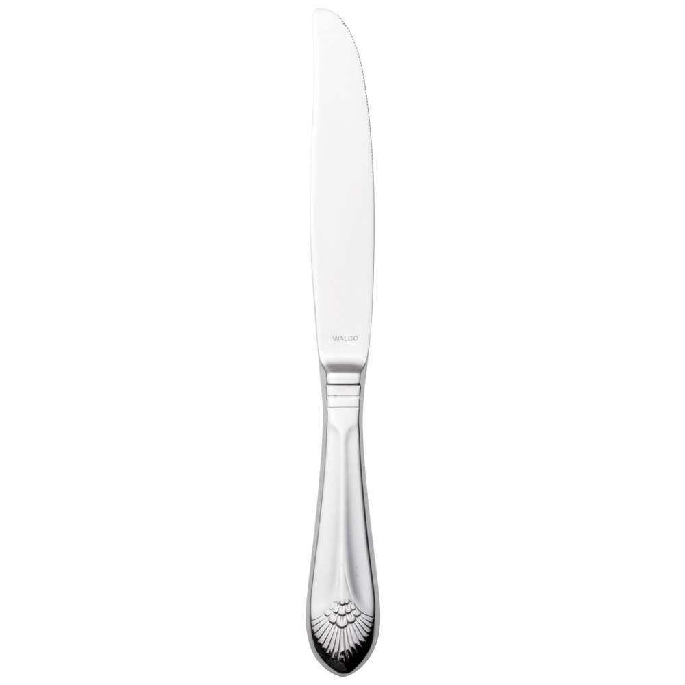 Walco Meteor from Steelite International WL7025 9 3/4" 18/0 Stainless Steel Heavy Weight Hollow Handle Table Knife - 12/Case