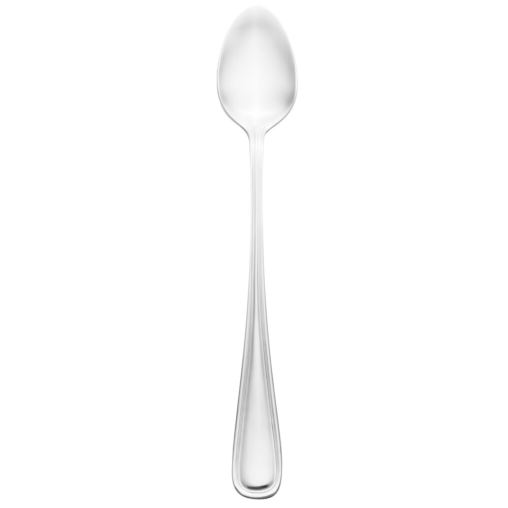 Walco Marcie from Steelite International WL7104 7 3/8" 18/0 Stainless Steel Heavy Weight Iced Tea Spoon - 24/Case