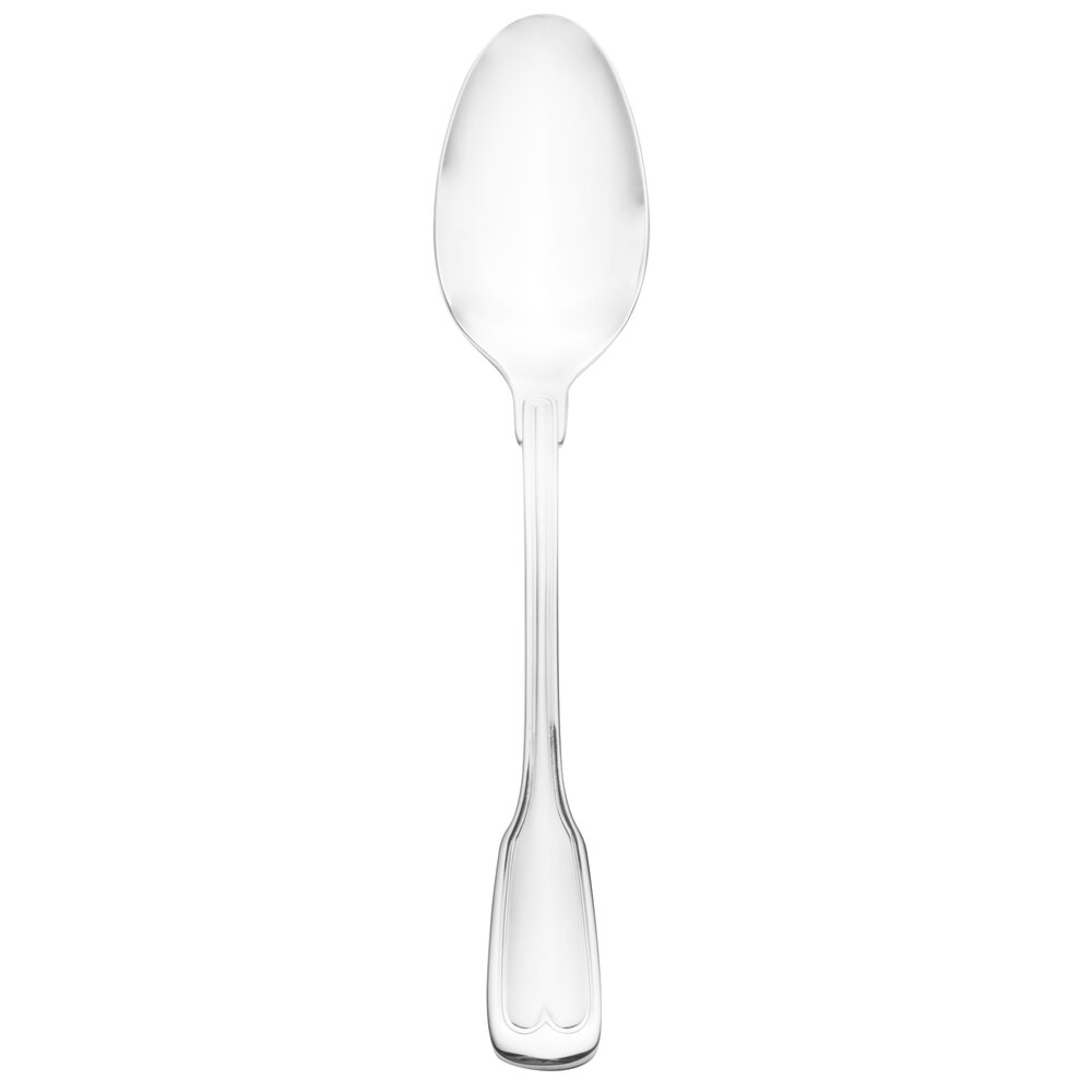 Walco Luxor from Steelite International WL9303 8 3/8" 18/10 Stainless Steel Extra Heavy Weight Tablespoon / Serving Spoon - 24/Case
