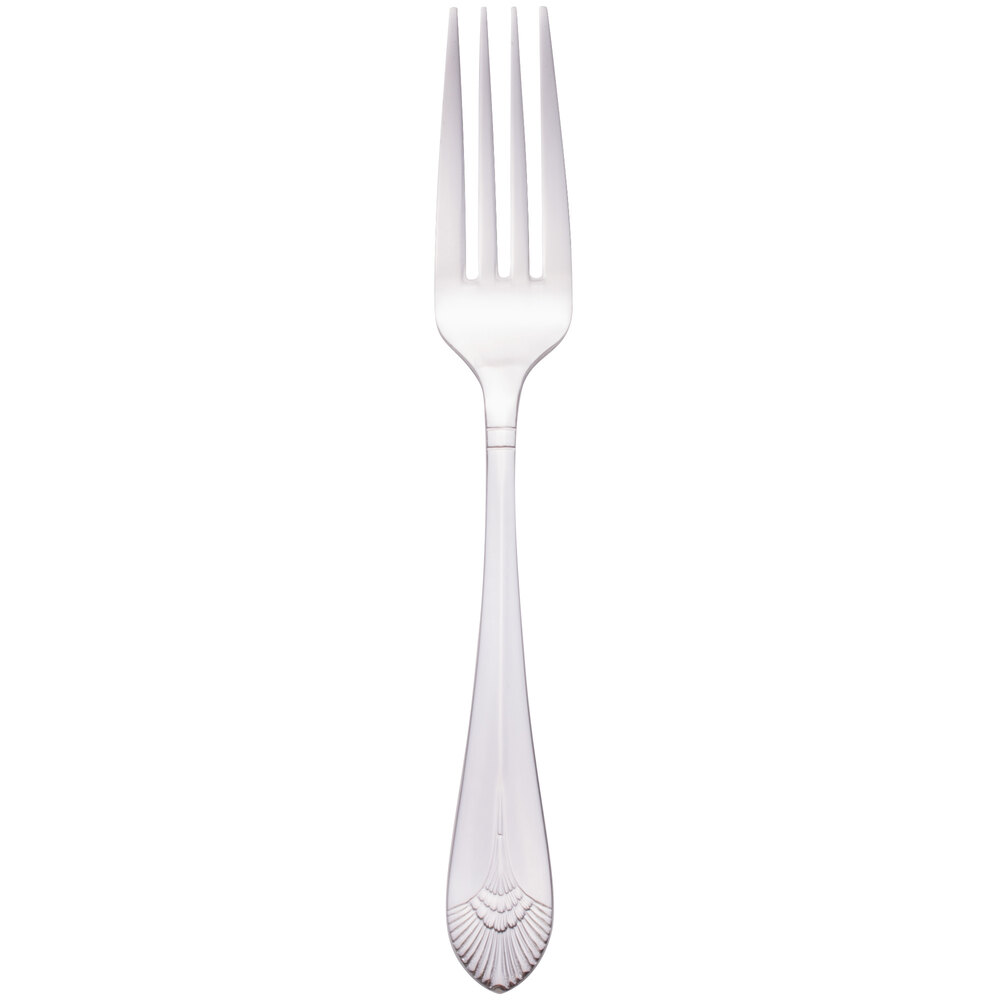 Walco Meteor from Steelite International WL7005 7 9/16" 18/0 Stainless Steel Heavy Weight Dinner Fork - 24/Case