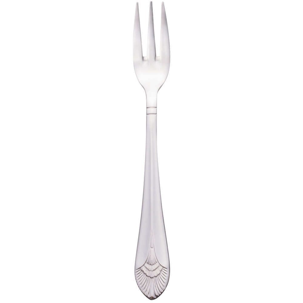 Walco Meteor from Steelite International WL7015 5 5/8" 18/0 Stainless Steel Heavy Weight Cocktail Fork - 24/Case