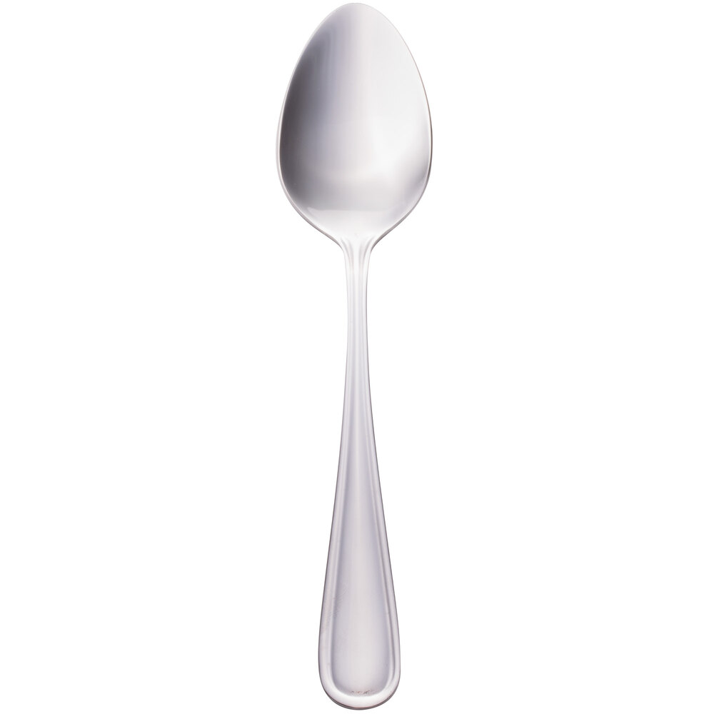 Walco Balance from Steelite International WL7907 7 5/16" 18/0 Stainless Steel Heavy Weight Dessert Spoon - 24/Case