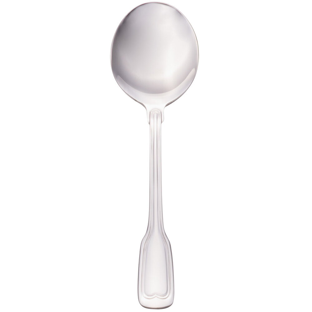 Walco Luxor from Steelite International WL9312 6" 18/10 Stainless Steel Extra Heavy Weight Bouillon Spoon - 24/Case