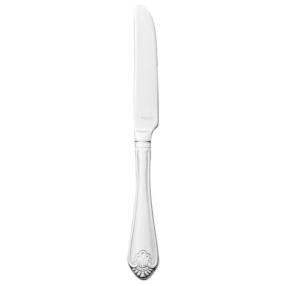 Walco Danish Pride from Steelite International WL5445 9 1/4" 18/0 Stainless Steel Heavy Weight Dinner Knife - 36/Case