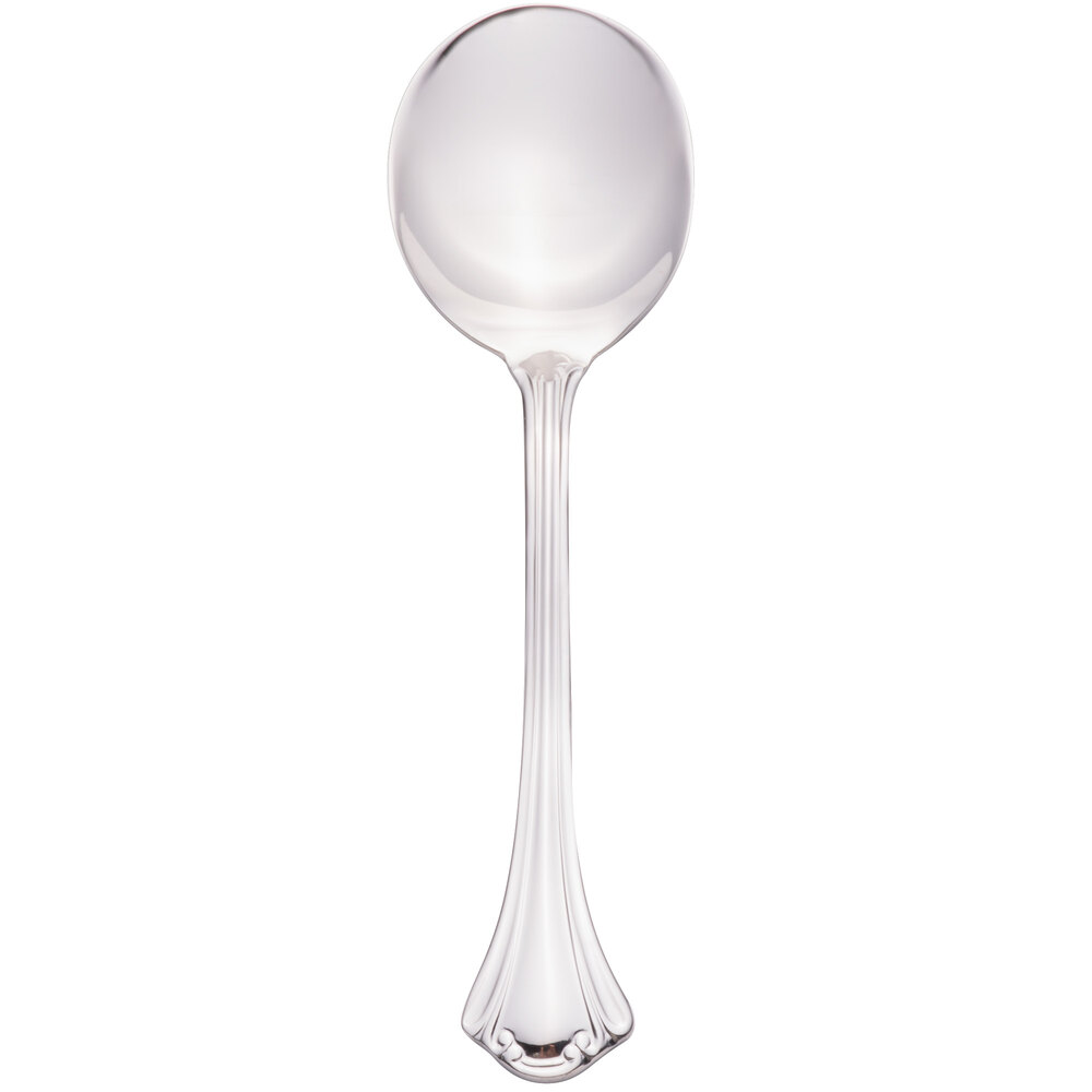 Walco Sentry from Steelite International WL9512 6" 18/10 Stainless Steel Extra Heavy Weight Bouillon Spoon - 24/Case