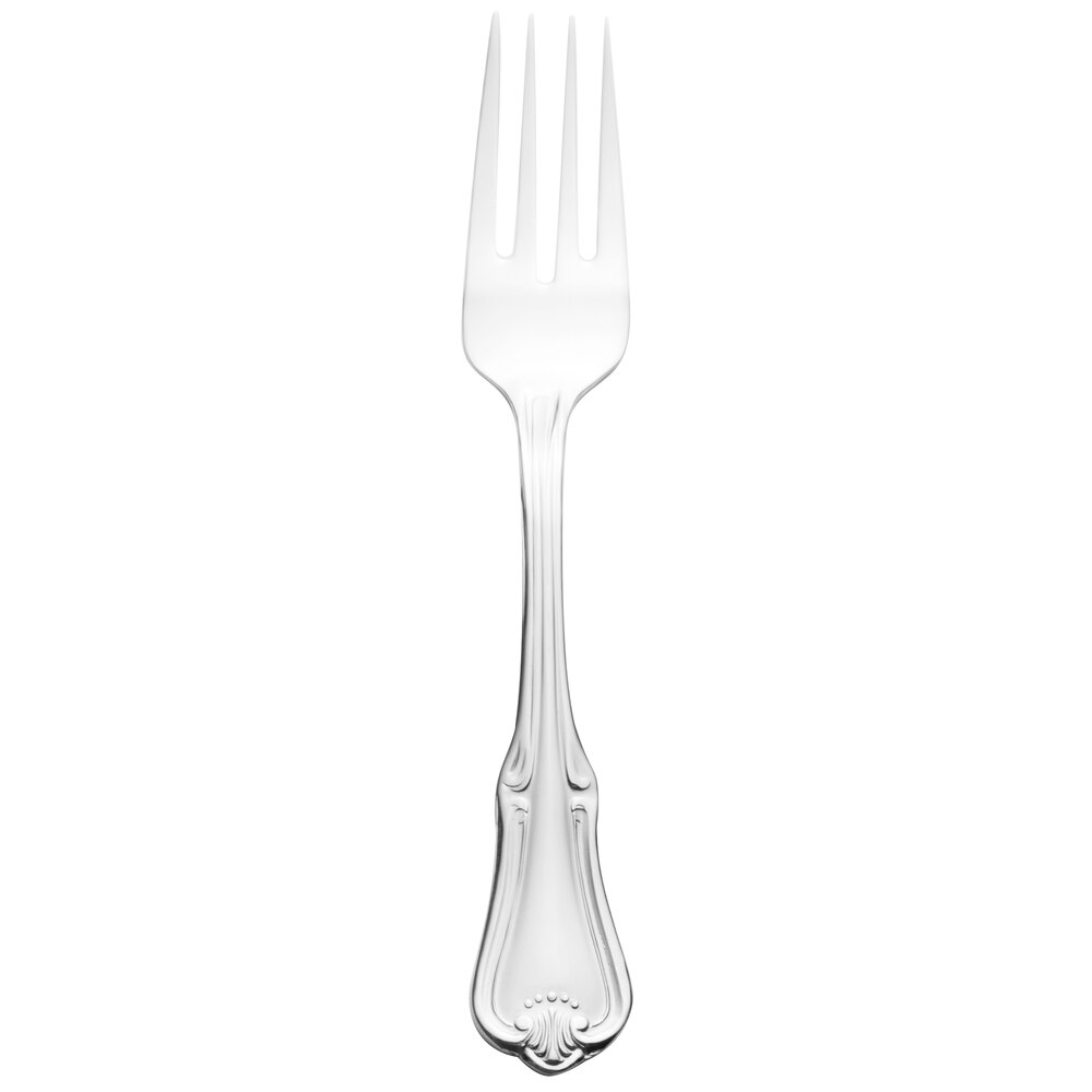Walco Barony from Steelite International WL9006 6 3/8" 18/0 Stainless Steel Heavy Weight Salad Fork - 24/Case
