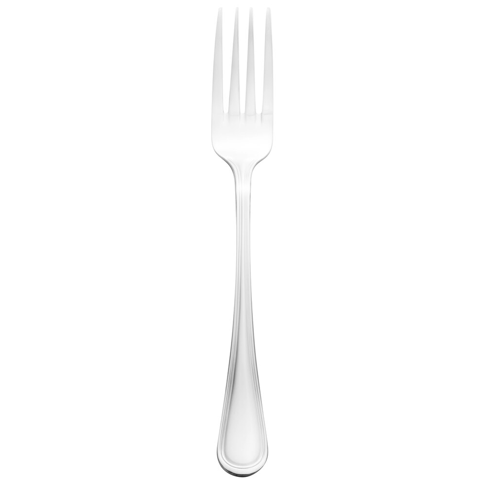 Walco Marcie from Steelite International WL71051 8 11/16" 18/0 Stainless Steel Heavy Weight Long European Table Fork - 12/Case