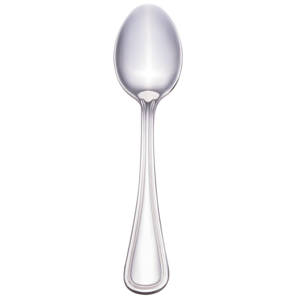 Walco Lisbon from Steelite International WL3501 6 1/8" 18/0 Stainless Steel Heavy Weight Teaspoon - 36/Case