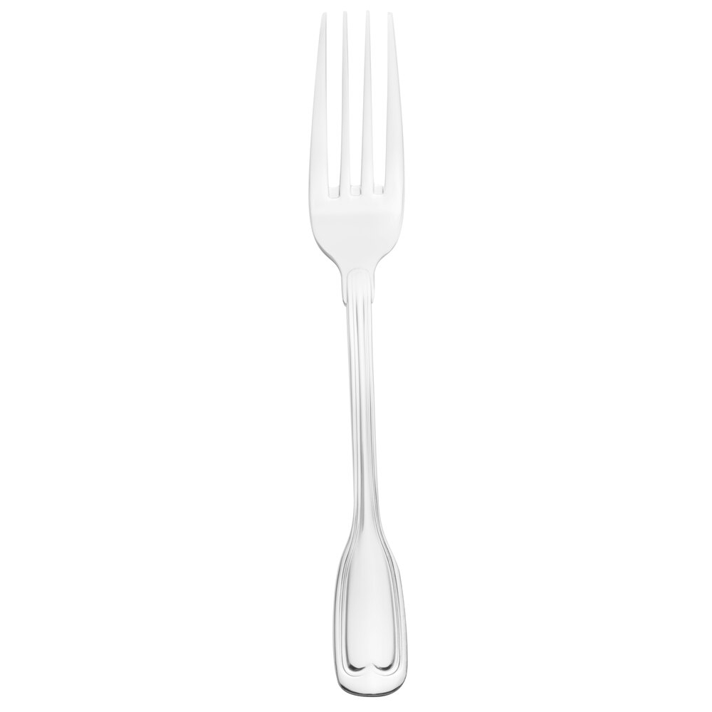 Walco Luxor from Steelite International WL93051 8 1/8" 18/10 Stainless Steel Extra Heavy Weight European Table Fork - 24/Case