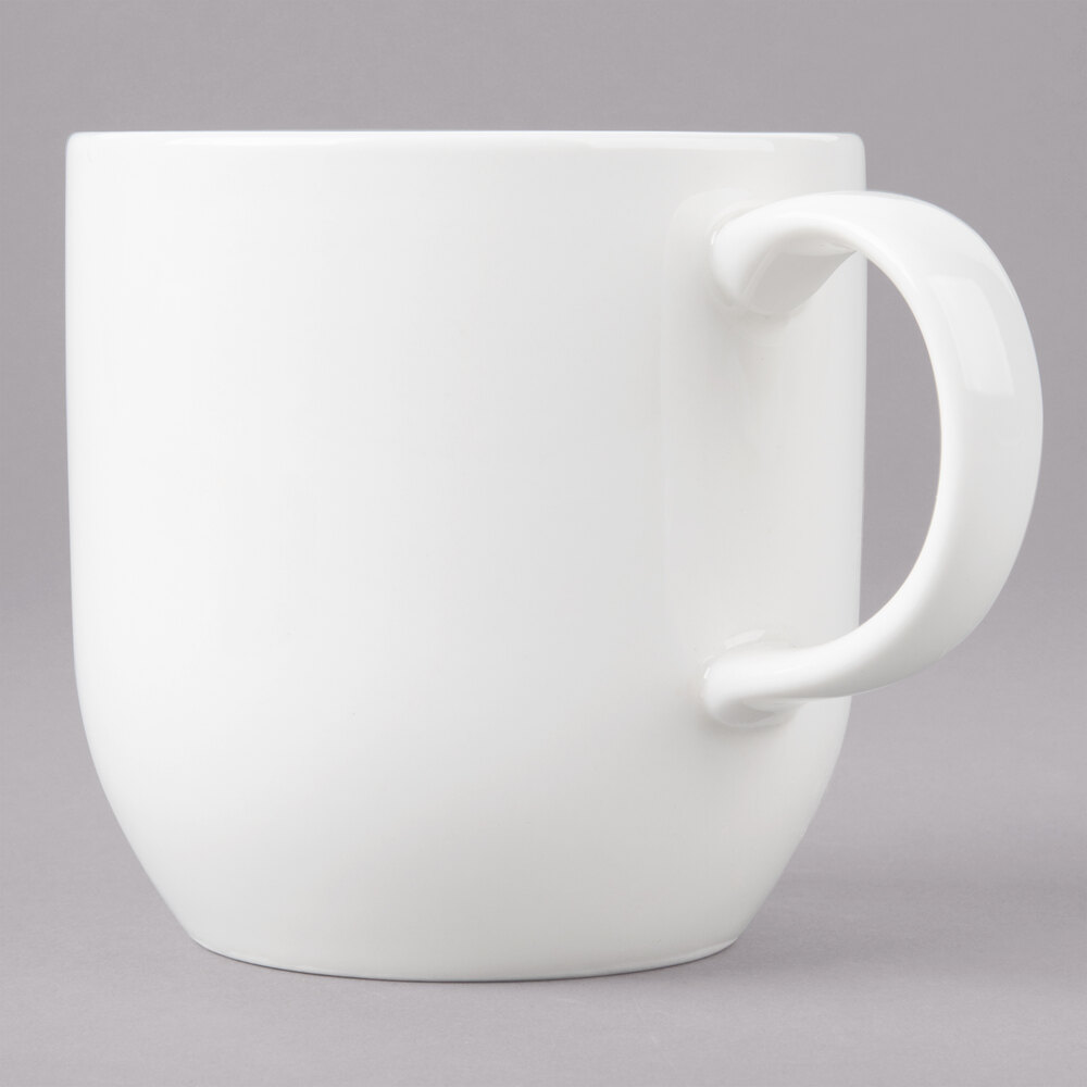 Bon Chef 1000006P Concentrics 10 oz. White Porcelain Cup - 36/Case