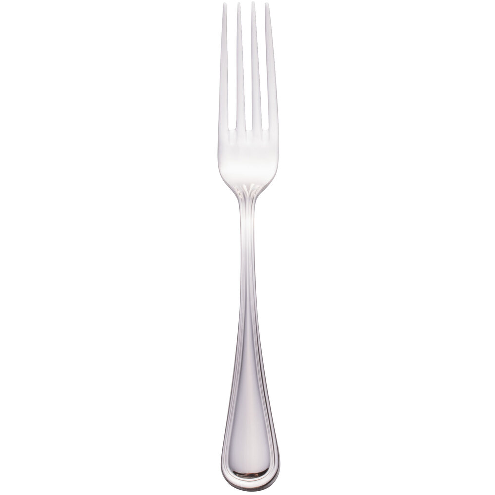 Walco Ultra from Steelite International WL9605 7 5/8" 18/10 Stainless Steel Extra Heavy Weight Dinner Fork - 24/Case