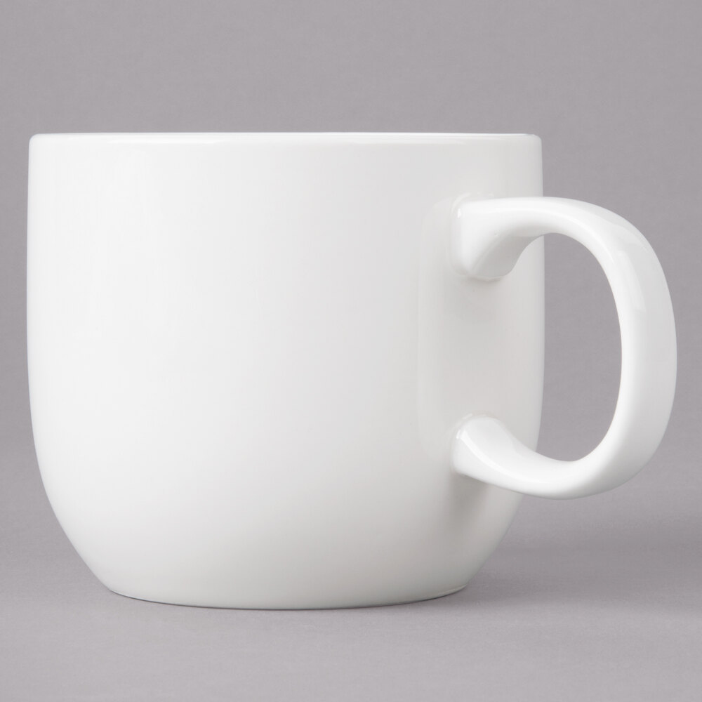 Bon Chef 1200010P Globe 8 oz. White Porcelain Cup - 36/Case