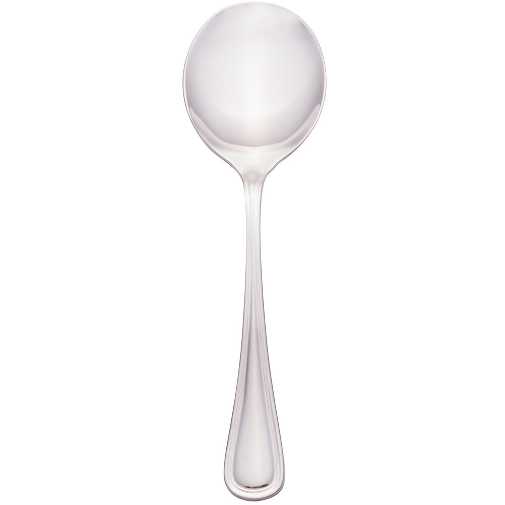 Walco Ultra from Steelite International WL9612 6" 18/10 Stainless Steel Extra Heavy Weight Bouillon Spoon - 24/Case