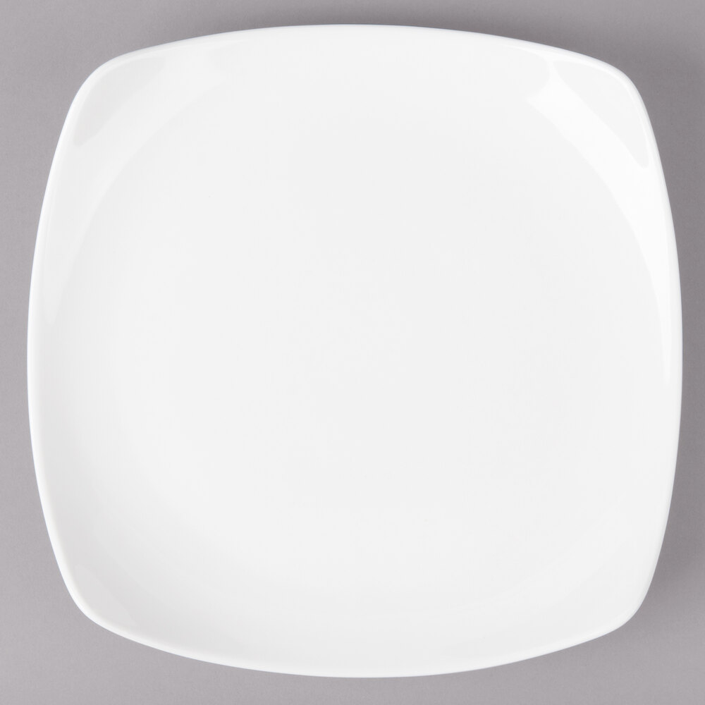 Bon Chef 1200008P Globe 8" x 8" White Porcelain Salad Plate - 24/Case