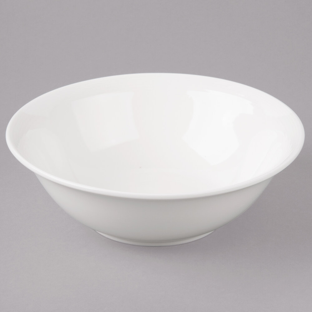 Bon Chef 1300001P Circles 32 oz. White Porcelain Bowl - 24/Case
