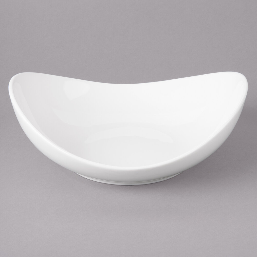Bon Chef 1200002P Globe 20 oz. White Porcelain Pasta Bowl - 18/Case