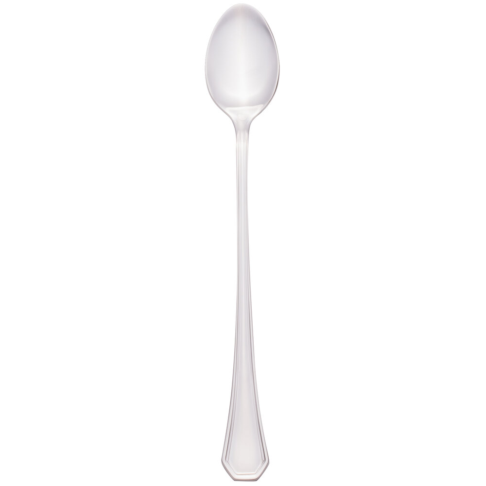 Walco Prim from Steelite International WL9704 7 1/4" 18/10 Stainless Steel Extra Heavy Weight Iced Tea Spoon - 24/Case